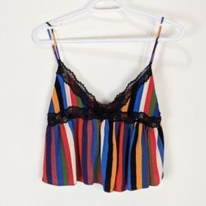 Zara Colourful Striped Tank Top